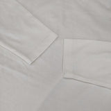 Bliss bunch A748-326 コットン フリル 長袖Ｔシャツ カットソー ロンＴ オフホワイト レディース ブリスバンチ【中古】6-0713G∞
