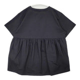 le vent souffle バックギャザー 25S-C201 半袖Ｔシャツ カットソー ブラック レディース ルヴァンスフル【中古】6-0615S∞