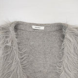 heavenly シャギーヤーンニットベスト 定価8690円 2549194 ベスト グレー レディース ヘブンリー【中古】6-0924T∞