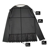 Spick and Span レースドッキングレイヤードカットソー 定価9900円 長袖Ｔシャツ ロンＴ 26SS ブラック レディース スピックアンドスパン【中古】6-0421M♪