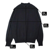 sloe スロウ フリルカラー 3105876 コットン セーター ニット ブラック レディース【中古】6-0924M∞