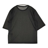IENA ラメTシャツ 定価10450円 シアー ドレープ 半袖Ｔシャツ カットソー 25AW ブラック レディース イエナ【中古】6-0421S♪