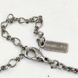 SATELLITE PARIS ストーン ビジュー ネックレス シルバー ブルー レディース サテリットパリ【中古】6-0527G∞