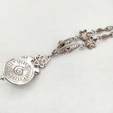SATELLITE PARIS ストーン ビジュー ネックレス シルバー レディース サテリットパリ【中古】6-0527G∞