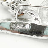 PELL ペル ストーン ブローチ シルバー レディース【中古】6-0527G∞