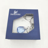 SWAROVSKI ティアドロップ クリスタル Parallele パラレル ネックレス シルバー ブルー レディース スワロフスキー【中古】6-0527G∞