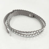 SWAROVSKI POWER COLLECTION パワーコレクション 3連 クリアクリスタル ブレスレット グレー レディース スワロフスキー【中古】6-0527G∞
