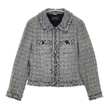 MADAM JOCONDE マダムジョコンダ ツイードジャケット オケージョン ジャケット ホワイト ブラック レディース【中古】6-0708M∞