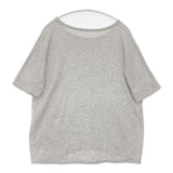 tamaki niime マルT ハーフスリーブ 半袖Ｔシャツ カットソー グレー レディース 玉木新雌/タマキニイメ【中古】6-0615S∞
