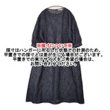 mina perhonen 新品 sitoa クルーネックドレス 定価110000円 40-42 LONG LENGTH 刺繍 ワンピース 26SS ネイビー レディース ミナペルホネン【中古】6-0421M♪