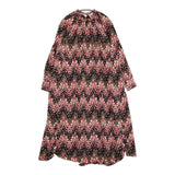 leur logette 未使用 伊勢丹新宿店別注 花柄 定価64900円 ワンピース ブラック ピンク レディース ルール ロジェット/ルル ロジェッタ【中古】6-0521M∞
