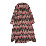 leur logette 未使用 伊勢丹新宿店別注 花柄 定価64900円 ワンピース ブラック ピンク レディース ルール ロジェット/ルル ロジェッタ【中古】6-0521M∞
