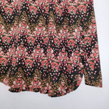 leur logette 未使用 伊勢丹新宿店別注 花柄 定価64900円 ワンピース ブラック ピンク レディース ルール ロジェット/ルル ロジェッタ【中古】6-0521M∞