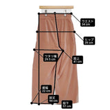 BALLSEY ポリエステルベルベット クロップドストレートパンツ 定価19800円 パンツ ピンク レディース ボールジー【中古】6-0924T∞