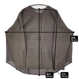 evam eva 未使用品 cotton no collar shirt M 定価29700円 E261T051 ノーカラー 長袖シャツ 26SS チャコールグレー レディース エヴァムエヴァ【中古】6-0421M♪