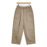 maison de SOIL COTTON DYED WEATHER 2TUCK TAPERED EASY PANTS サイズ2 定価20900円 パンツ 26SS ベージュ レディース メゾンドソイル【中古】6-0418M♪