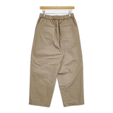 maison de SOIL COTTON DYED WEATHER 2TUCK TAPERED EASY PANTS サイズ2 定価20900円 パンツ 26SS ベージュ レディース メゾンドソイル【中古】6-0418M♪