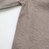 TRAVAIL MANUEL 新品 リップルローンギャザースモック 定価16500円 3008-61 ブラウス シャツ 26SS グレージュ レディース トラバイユマニュアル【中古】6-0421M♪