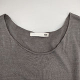 evam eva リネン ニットチュニック E211K135 チュニック グレー レディース エヴァムエヴァ【中古】6-0708S∞