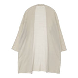 evam eva cotton ramie robe コットンラミーローブ 定価27500円 E231K056 コート ベージュ レディース エヴァムエヴァ【中古】6-0518M∞