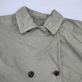 nest Robe スーピマコットンショートトレンチジャケット 01201-1407 製品染め コート カーキ レディース ネストローブ【中古】6-0723M∞