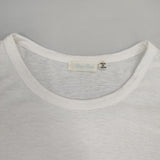 DAYS basic 42360 コットン 切り替え 日本製 製品染め バックギャザー 長袖Ｔシャツ カットソー ロンＴ ホワイト レディース デイズ【中古】6-0606M∞