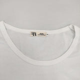 Chiclin コットン CS-13w03 サイズ3 L 製品洗い 長袖Ｔシャツ カットソー ロンＴ ホワイト レディース チクリン【中古】6-0606M∞