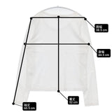 Chiclin コットン CS-13w03 サイズ3 L 製品洗い 長袖Ｔシャツ カットソー ロンＴ ホワイト レディース チクリン【中古】6-0606M∞