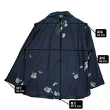 Pal'las Palace インディゴ 抜染花柄 PFSH-6560C コットン ブラウス シャツ ネイビー レディース パラスパレス【中古】6-0521M∞