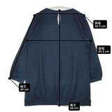 Pal'las Palace コットン カットソー チュニック ネイビー レディース パラスパレス【中古】6-0708M∞