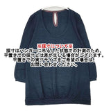 Pal'las Palace コットン カットソー チュニック ネイビー レディース パラスパレス【中古】6-0708M∞