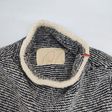 Pal'las Palace ウールカシミヤ ハイネックニット PKPO-8908D カシミア セーター ニット ネイビー ホワイト レディース パラスパレス【中古】6-0917T∞