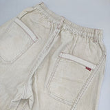 DOUBLE NAME 配色ステッチコーデュロイカーブパンツ ユニセックス 定価12100円 2144-311-7 パンツ アイボリー ユニセックス ダブルネーム【中古】6-0917T∞
