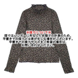 DOUBLE NAME 花柄メローハイネック カットソー ブラウス シャツ ブラック マルチカラー レディース ダブルネーム【中古】6-0708M∞