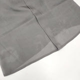 Bon Vieux Temps ウールナイロン チェック柄 キルトピン付き ロングスカート ネイビー グレージュ レディース ボンビュータン【中古】6-0917T∞