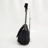 ZARA フェイクスウェード チェーンバッグ ショルダーバッグ ブラック レディース ザラ【中古】6-0810G∞