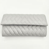 ZARA チェーンウオレット ショルダーロングウォレット 長財布 グレー レディース ザラ【中古】6-0527G∞