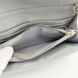 ZARA チェーンウオレット ショルダーロングウォレット 長財布 グレー レディース ザラ【中古】6-0527G∞