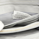 ZARA チェーンウオレット ショルダーロングウォレット 長財布 グレー レディース ザラ【中古】6-0527G∞
