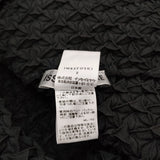 ISSEY MIYAKE 3Dスチーム シワ加工 ジャケット IM62FD507 サイズ2 ジャケット ブラック レディース イッセイミヤケ【中古】6-0418M♪