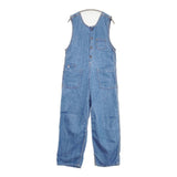 SOMETHING/FREAK'S STORE 別注 ボタンフライ サロペット 定価14993円 SFS995 オーバーオール ブルー レディース サムシング/フリークスストア【中古】6-0718G∞