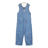 SOMETHING/FREAK'S STORE 別注 ボタンフライ サロペット 定価14993円 SFS995 オーバーオール ブルー レディース サムシング/フリークスストア【中古】6-0718G∞