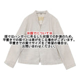 Pal'las Palace PFJK-9437A リネンコットン サイズ3 日本製 ジャケット ライトベージュ レディース パラスパレス【中古】6-0802M∞