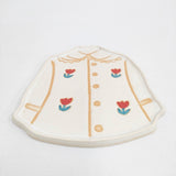 木村涼子 キムラリョウコ 洋服 チューリップ プレート 皿 ベージュ レディース【中古】6-0409G◎