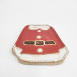 木村涼子 キムラリョウコ サンタ 洋服 プレート 皿 レッド レディース【中古】6-0409G◎