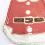 木村涼子 キムラリョウコ サンタ 洋服 プレート 皿 レッド レディース【中古】6-0409G◎