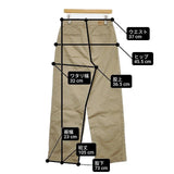 MARGARET HOWELL/EDWIN NEW BASIC CHINO 578-5142003 サイズ3 チノパンツ ベージュ レディース マーガレットハウエル/エドウィン【中古】6-0718G∞