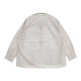 MHL. WORKWEAR STRIPE COTTON SHIRTING 595-4153500 プルオーバー ストライプ 長袖シャツ 24SS ライトグレー レディース エムエイチエル【中古】6-0718M∞