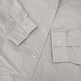 MHL. WORKWEAR STRIPE COTTON SHIRTING 595-4153500 プルオーバー ストライプ 長袖シャツ 24SS ライトグレー レディース エムエイチエル【中古】6-0718M∞