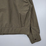 MHL. SHEET COTTON LINEN SHIRT 595-1125505 ジャケット カーキ レディース エムエイチエル【中古】6-0518M∞